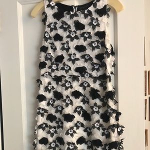 Cute Alice and Olivia Mackenzy 3D floral dress
